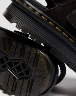 Sandalias Zebzag de ante in Negro