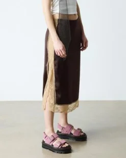 Sandalias Zebzag de ante in Rosa Empolvado