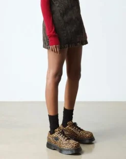 Zapato Buzz de leopardo con 5 ojales in Leopardo