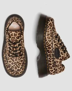 Zapato Buzz de leopardo con 5 ojales in Leopardo