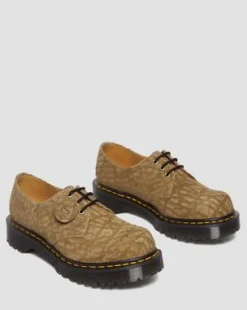 Zapatos 1461 Bex Made in England de ante texturizado in Savannah Tan