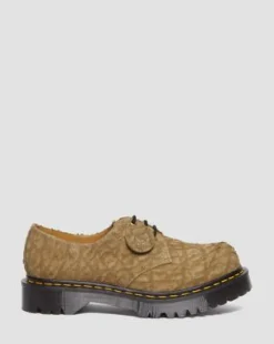 Zapatos 1461 Bex Made in England de ante texturizado in Savannah Tan