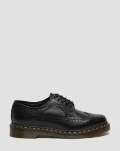 Zapatos Blucher 3989 de piel Smooth calada in Negro