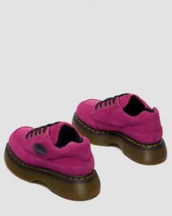 ZAPATOS BUZZ DE MILLED NUBUCK DE 5 OJALES in Rosa