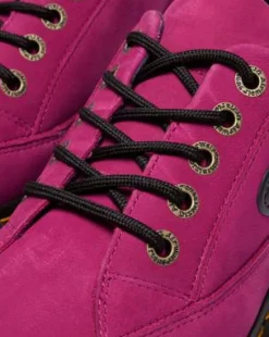 ZAPATOS BUZZ DE MILLED NUBUCK DE 5 OJALES in Rosa