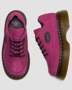 ZAPATOS BUZZ DE MILLED NUBUCK DE 5 OJALES in Rosa