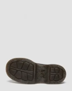 Zapatos Buzz de piel Milled Nappa con 5 ojales in Negro
