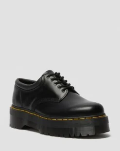 Zapatos con plataforma 8053 Quad de piel Smooth in Negro