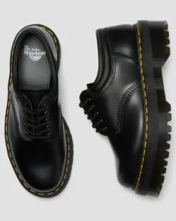 Zapatos con plataforma 8053 Quad de piel Smooth in Negro