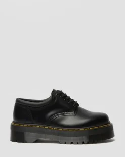 Zapatos con plataforma 8053 Quad de piel Smooth in Negro