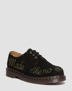 Zapatos 1461 de ante Desert Oasis in Negro