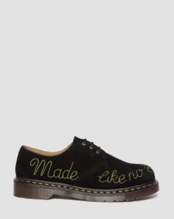 Zapatos 1461 de ante Desert Oasis in Negro