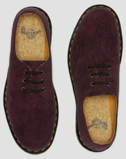 Zapatos 1461 de pana in Granate