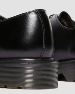 Zapatos 1461 de piel Analine con puntera de acero in Negro