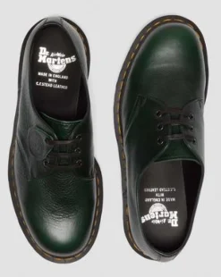 Zapatos 1461 de piel Buckingham in Verde Dm's