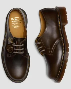 Zapatos 1461 de piel Classic Calf in Gris Sepia
