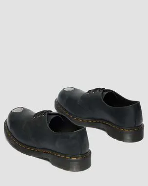 Zapatos 1461 de piel con puntera de acero in Negro