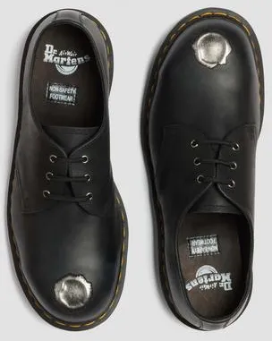 Zapatos 1461 de piel con puntera de acero in Negro