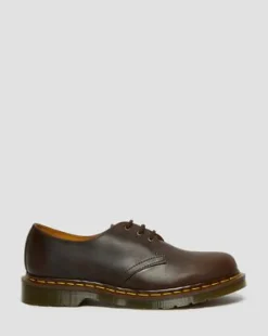 Zapatos 1461 de piel Crazy Horse in Marrón