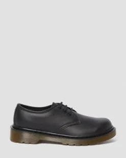 Zapatos de piel para adolescentes 1461 in Negro
