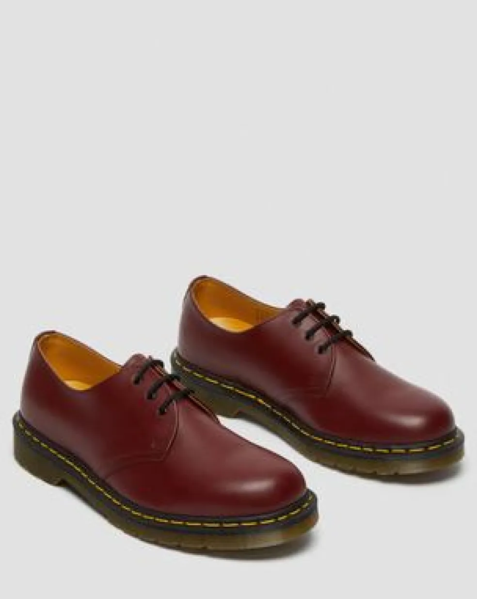 Zapatos 1461 de piel Smooth in Rojo Cereza