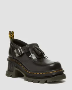Zapatos de tacón Corran de piel Atlas in Negro