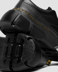 Zapatos DMXL Zip de piel in Negro