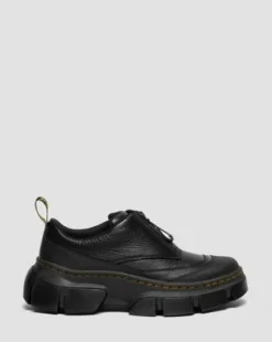 Zapatos DMXL Zip de piel in Negro