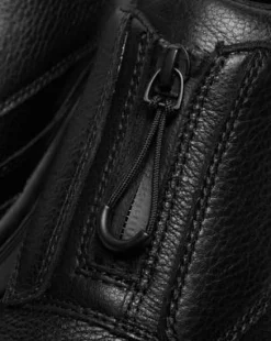 Zapatos DMXL Zip de piel in Negro