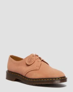 Zapatos 1461 Made in England en piel Nobuk in Rosa