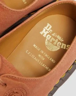 Zapatos 1461 Made in England en piel Nobuk in Rosa