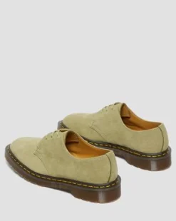 Zapatos 1461 Made in England en piel Nobuk in Verde