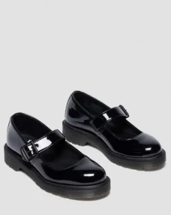 Zapatos Mariel II de charol in Negro