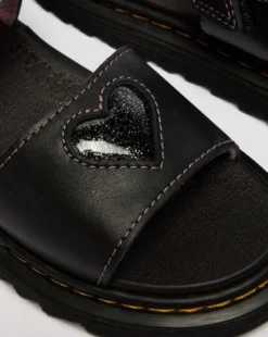 Zapatos Marlowe Ii Glitter de piel con tiras para junior in Negro