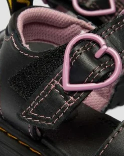 Zapatos Marlowe Ii Glitter de piel con tiras para niños in Negro