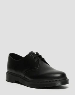 Zapatos 1461 Mono de piel Smooth in Negro