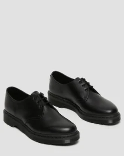 Zapatos 1461 Mono de piel Smooth in Negro