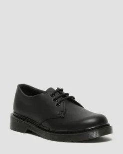 Zapatos 1461 Mono para junior de piel Softy T in Negro