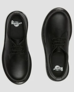 Zapatos 1461 Mono para junior de piel Softy T in Negro