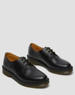 Zapatos 1461 Narrow Plain Welt de piel Smooth in Negro