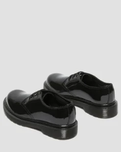 Zapatos 1461 para joven en charol in Negro