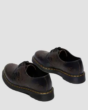 Zapatos 1461 Phoenix de piel Vintage Smooth in Negro
