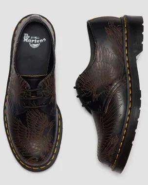 Zapatos 1461 Phoenix de piel Vintage Smooth in Negro