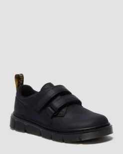 Zapatos Raffe de piel con tira para junior in Negro