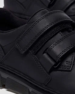 Zapatos Raffe de piel con tira para junior in Negro