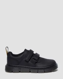 Zapatos Raffe de piel con tira para junior in Negro