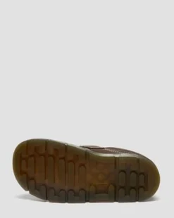 Zapatos Raffe Strap de piel Tumbled Nubuck para junior in Marrón Oscuro