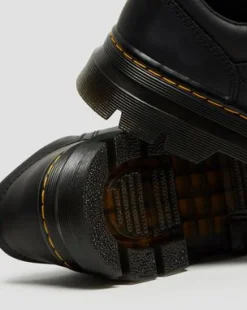 Zapatos utilitarios Reeder de piel Wyoming in Negro
