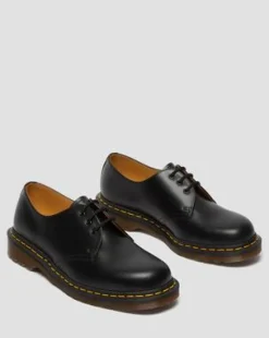Zapatos 1461 Vintage de piel Quilon in Negro