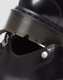 Zapatos Zeffir Bex de piel Hair-On con 3 ojales&nbsp; in Negro
